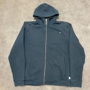 Vuori Zip Hoodie Men M Thermal Green